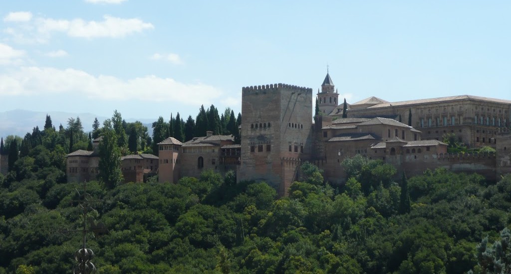 Alhambra de Granada - Blick von der Altstadt