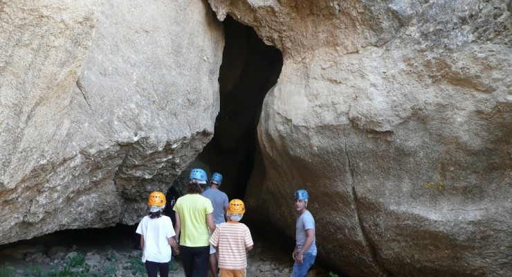 Cuevas de Sorbas, Spanien - Höhleneingang